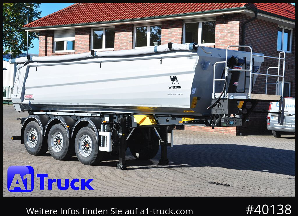 Semi-reboque basculante WIELTON Wielton 26m³ Strong Master Stahl