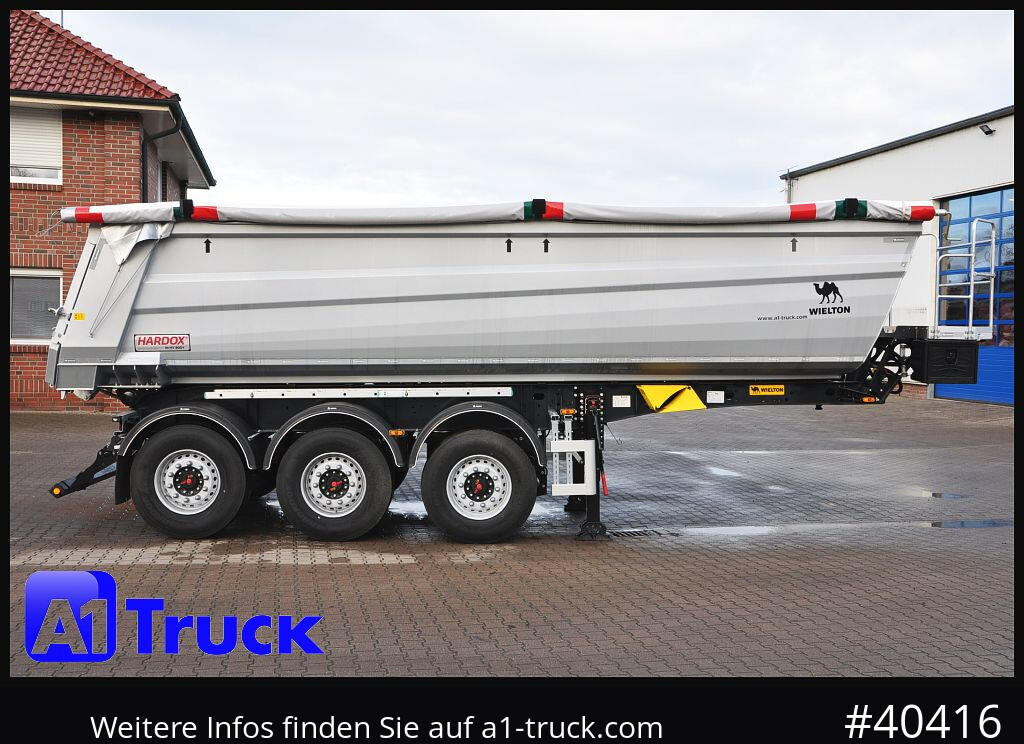 Semi-reboque basculante WIELTON Wielton 26m³ Strong Master Stahl