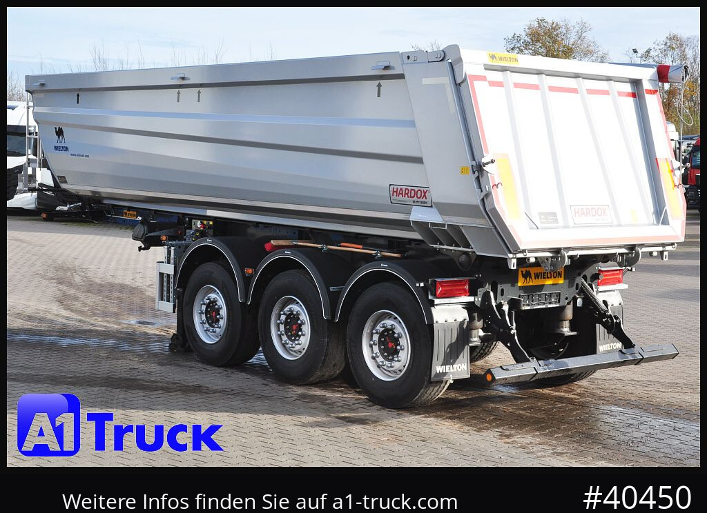 Semi-reboque basculante WIELTON Wielton 26m³ Strong Master Stahl