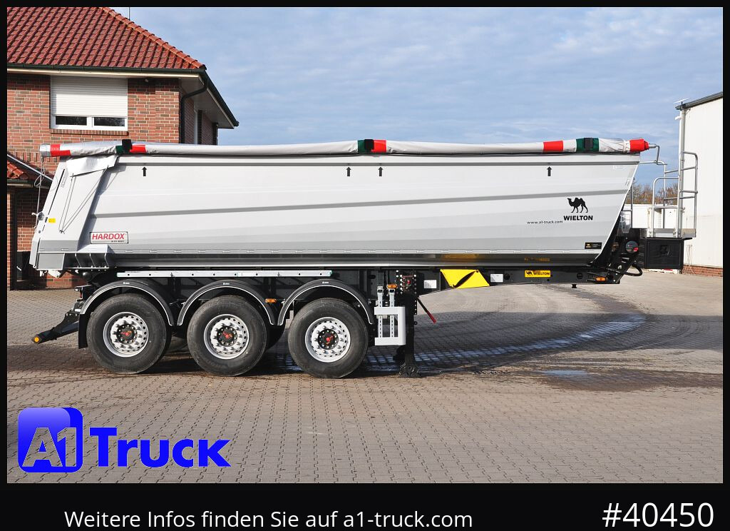 Semi-reboque basculante WIELTON Wielton 26m³ Strong Master Stahl