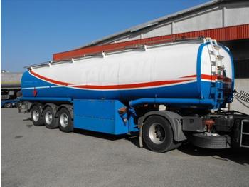 ACERBI FUEL/BENZIN/DIESEL/DIEZEL 20.12.1999 5xKAMER ABS+ADR 40.656 LTR ALLUMINIUM WHEELS - semi-reboque cisterna