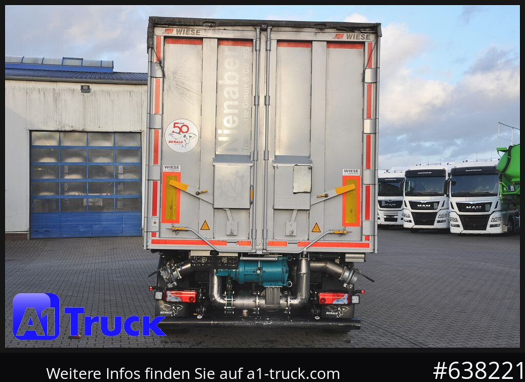 Semi-reboque cisterna BENALU Kombiliner Gülle Tank + Kipper fest34m³  flüssig 26m³, Tüv neu,
