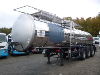 Clayton Food tank inox 23.5 m3 / 1 comp + pump - Semi-reboque cisterna