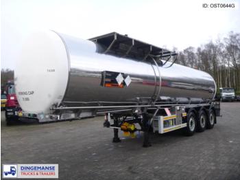 Crossland Bitumen tank inox 31.8 m3 / 1 comp - Semi-reboque cisterna