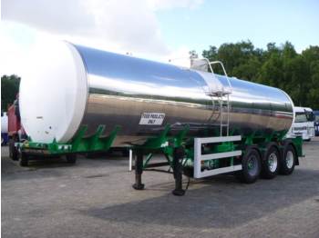 Crossland Food (milk) tank inox 30 m3 / 1 comp - Semi-reboque cisterna