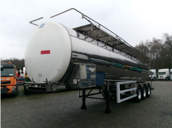 Crossland Food tank inox 35 m3 / 1 comp + pump - Semi-reboque cisterna