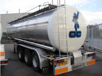 Dijkstra 31.000 L., FOOD TANK (MILK, WATER, JUICE, OILS) - Semi-reboque cisterna