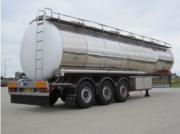 Dijkstra 38.000 L, 1 comp., insulated, pressure, heating - Semi-reboque cisterna