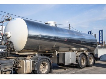 ETA CITERNE LAITIERE /Milch/Milk- INOX - 26.000 L - Semi-reboque cisterna
