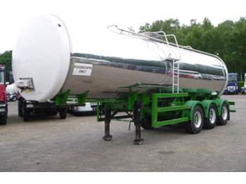 Massey / Crossland Food (milk) tank inox 30 m3 / 1 comp - Semi-reboque cisterna