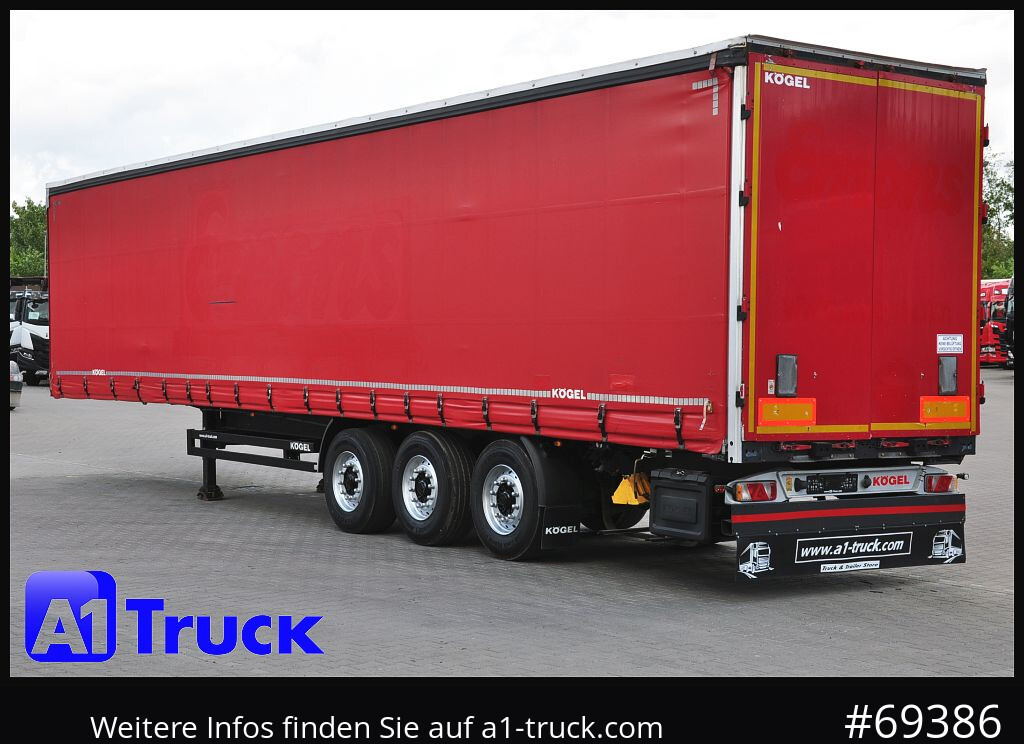 Semi-reboque de lona KOEGEL SN24, Tautliner, Code XL