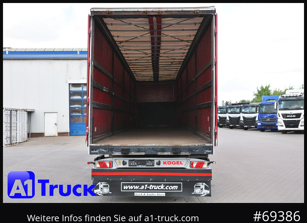 Semi-reboque de lona KOEGEL SN24, Tautliner, Code XL