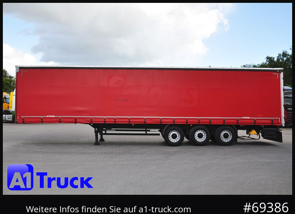 Semi-reboque de lona KOEGEL SN24, Tautliner, Code XL