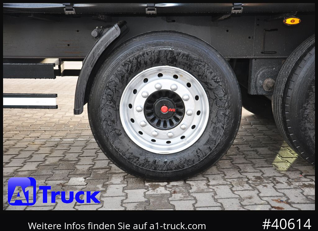 Semi-reboque de lona KOEGEL S 24,  SAF, neue Plane, 257.101km,