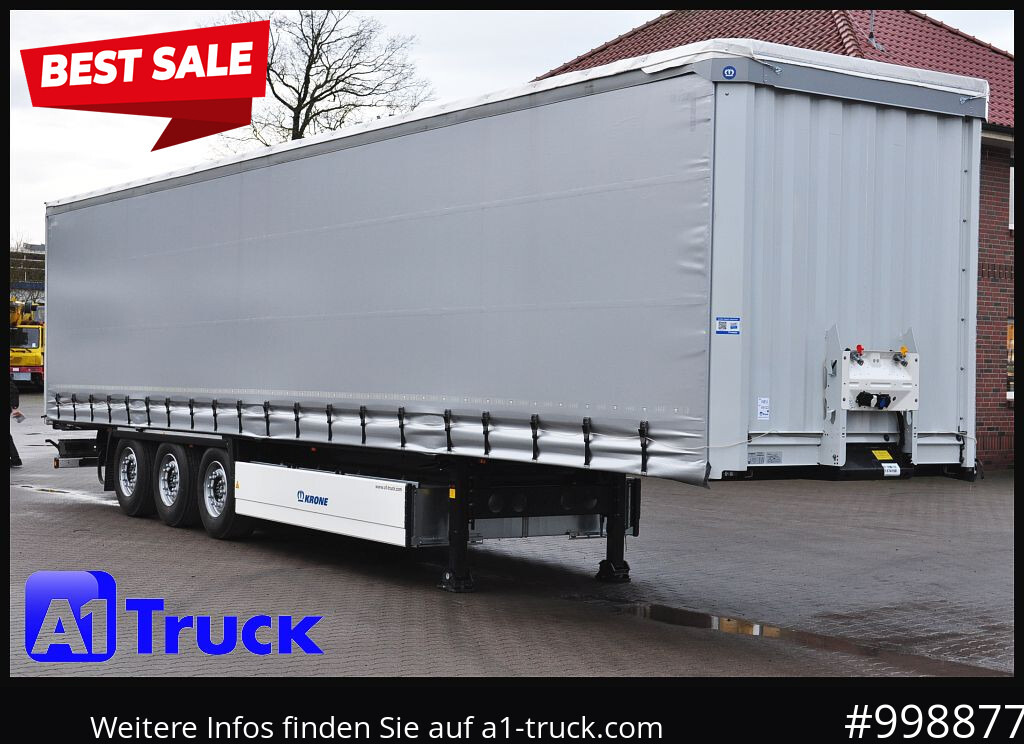 Semi-reboque de lona KRONE 5 x SD Tautliner, mit TPMS, NEU, sofort verfügbar,