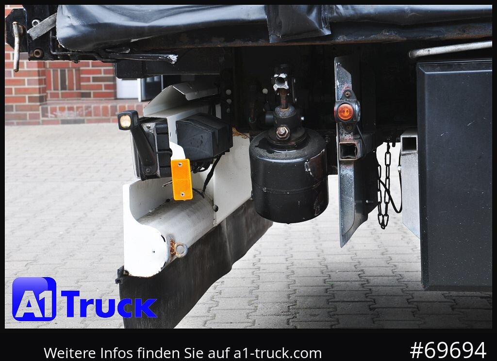 Semi-reboque de lona KRONE SD, Liftachse,Staplerhalterung, verbreiterbar, Coil
