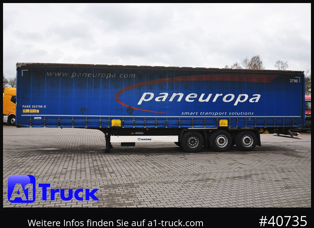 Semi-reboque de lona KRONE SD Tautliner, Code XL, BPW