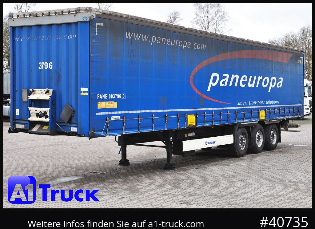 Semi-reboque de lona KRONE SD Tautliner, Code XL, BPW