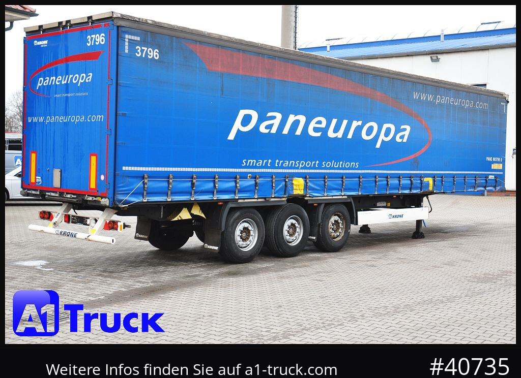 Semi-reboque de lona KRONE SD Tautliner, Code XL, BPW