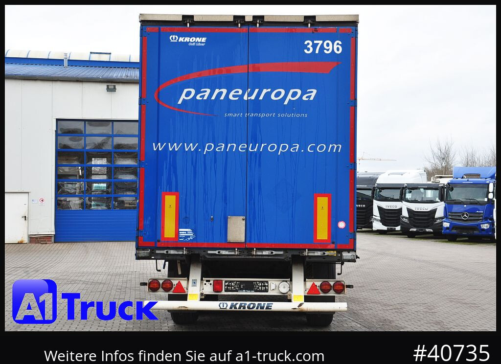 Semi-reboque de lona KRONE SD Tautliner, Code XL, BPW