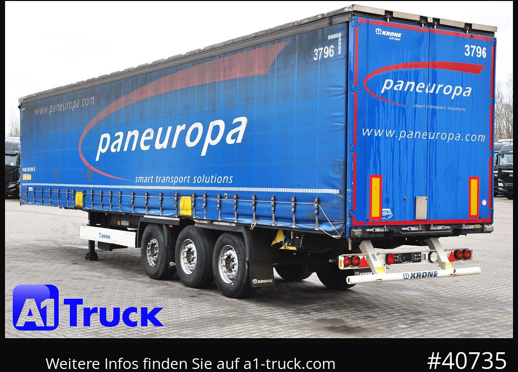 Semi-reboque de lona KRONE SD Tautliner, Code XL, BPW