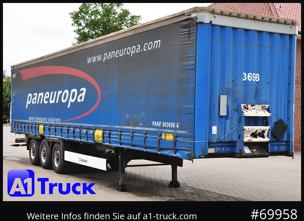 Semi-reboque de lona KRONE SD Tautliner, Code XL, BPW, Coil, 1 Vorbesitzer