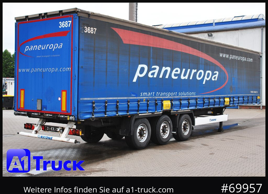 Semi-reboque de lona KRONE SD Tautliner, Code XL, BPW, Coil, TÜV 04-2026