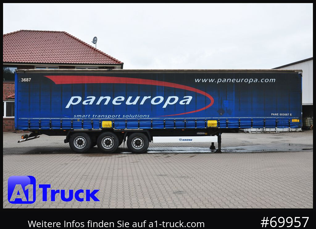 Semi-reboque de lona KRONE SD Tautliner, Code XL, BPW, Coil, TÜV 04-2026