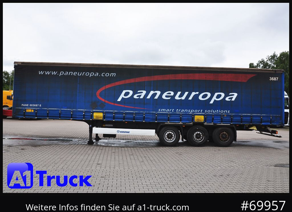 Semi-reboque de lona KRONE SD Tautliner, Code XL, BPW, Coil, TÜV 04-2026