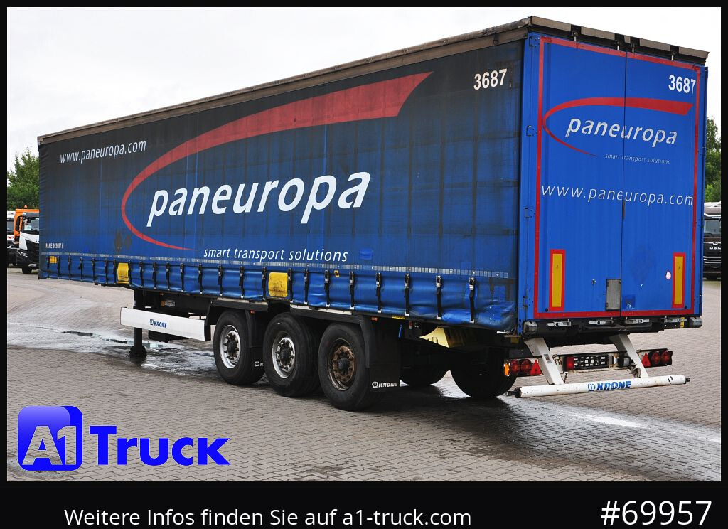 Semi-reboque de lona KRONE SD Tautliner, Code XL, BPW, Coil, TÜV 04-2026