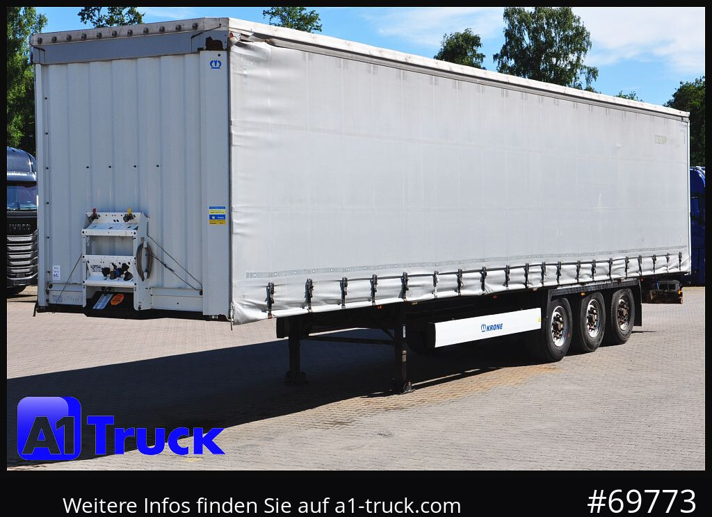 Semi-reboque de lona KRONE SD Tautliner, Code XL, BPW, Liftachse