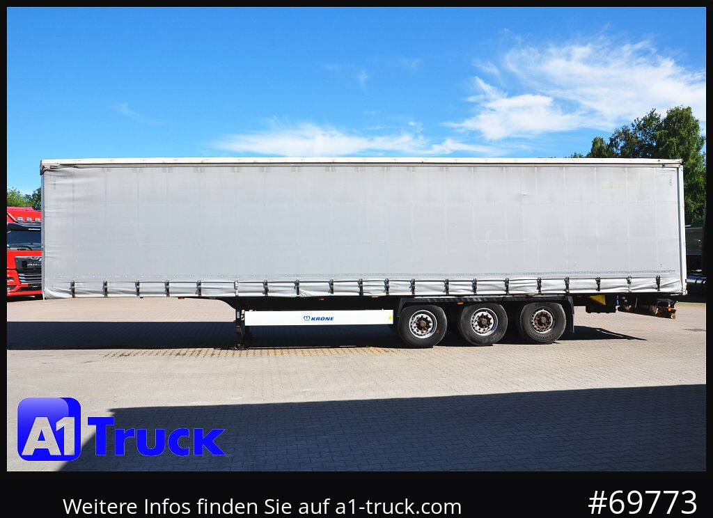 Semi-reboque de lona KRONE SD Tautliner, Code XL, BPW, Liftachse