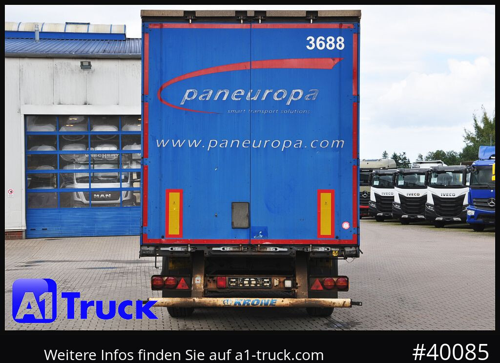Semi-reboque de lona KRONE SD Tautliner, Code XL, BPW,  TÜV 10-2025