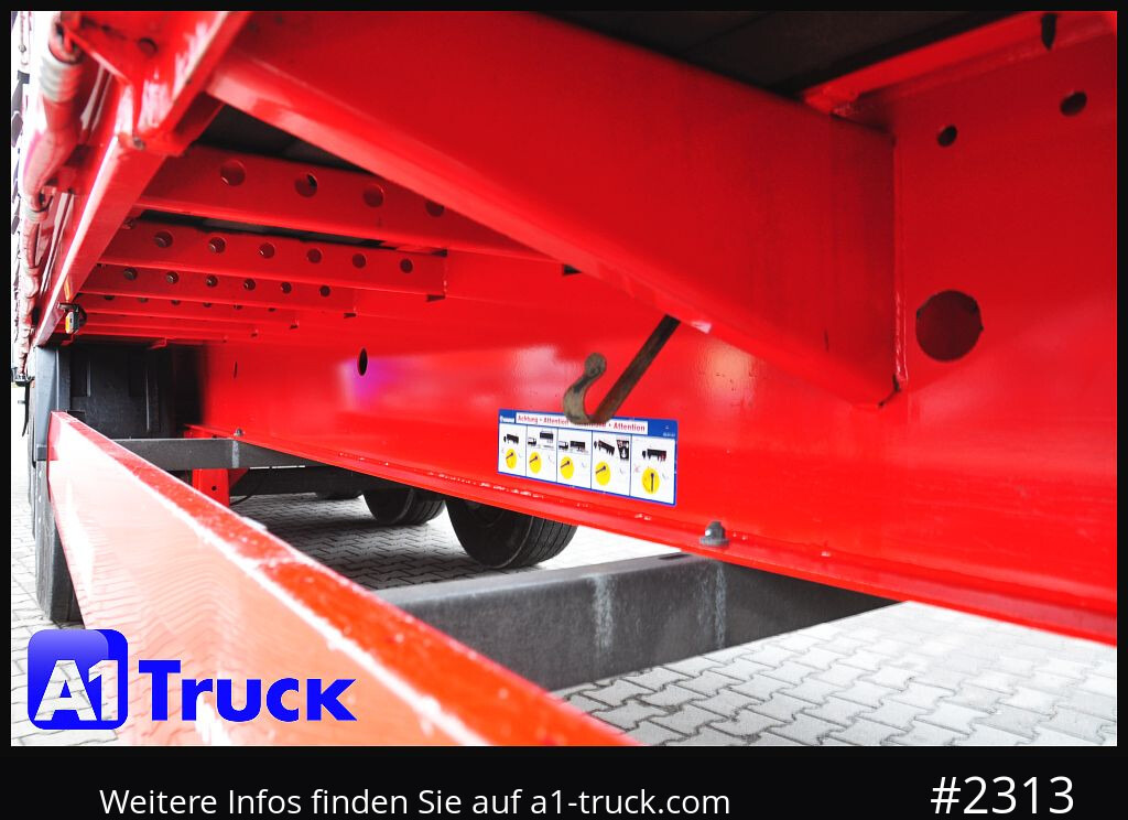 Semi-reboque de lona KRONE SD Tautliner, Joloda, Paper, guter Zustand, 1 Vorbesitzer