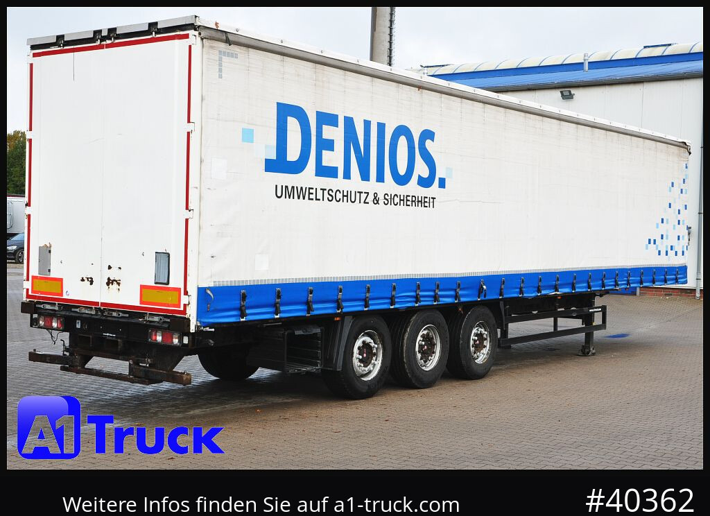 Semi-reboque de lona KRONE SD Tautliner, Standard, Liftachse