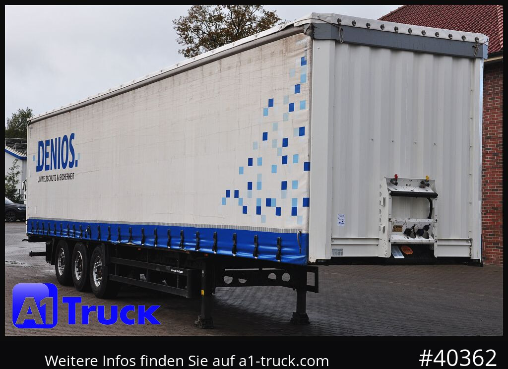 Semi-reboque de lona KRONE SD Tautliner, Standard, Liftachse