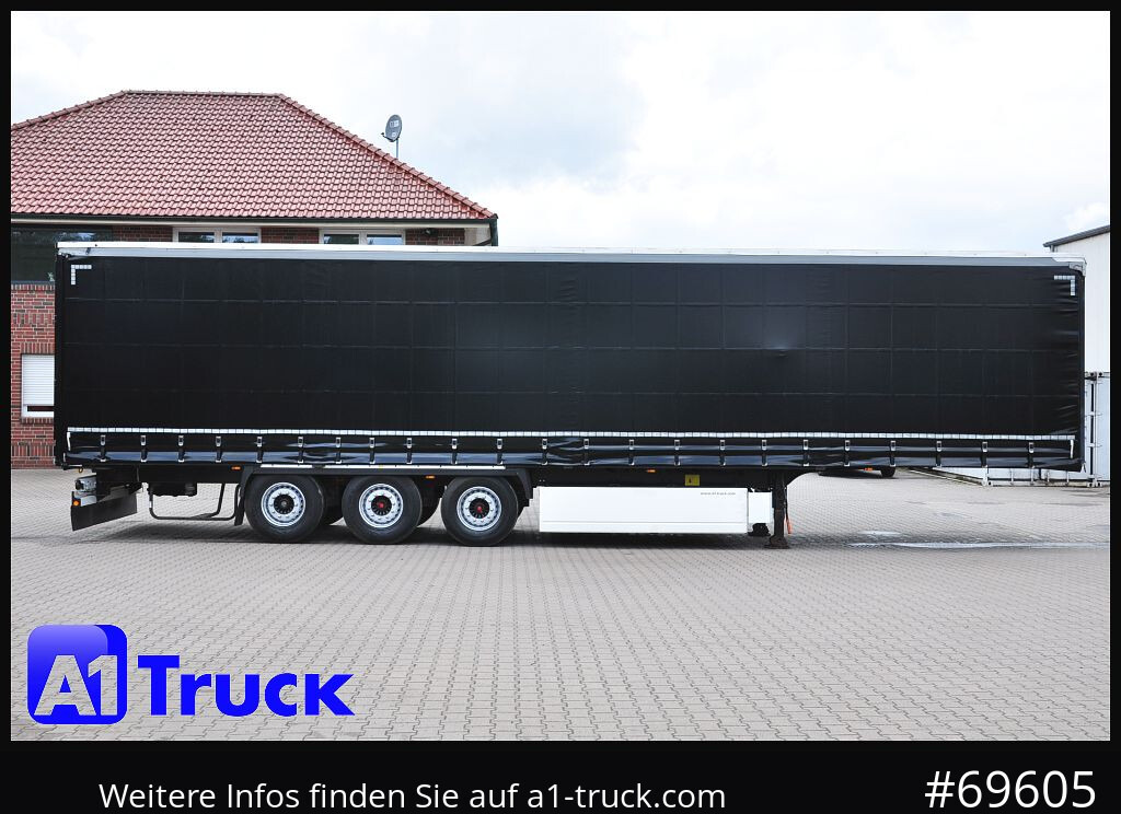 Semi-reboque de lona KRONE SD, Tautliner, neue Plane, 1 Vorbesitzer