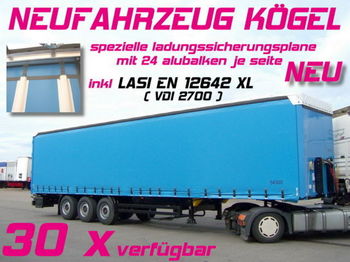 Kögel SNCO 24 / MAXX LASI EN 12642 XL / SAF mehrfach - Semi-reboque de lona