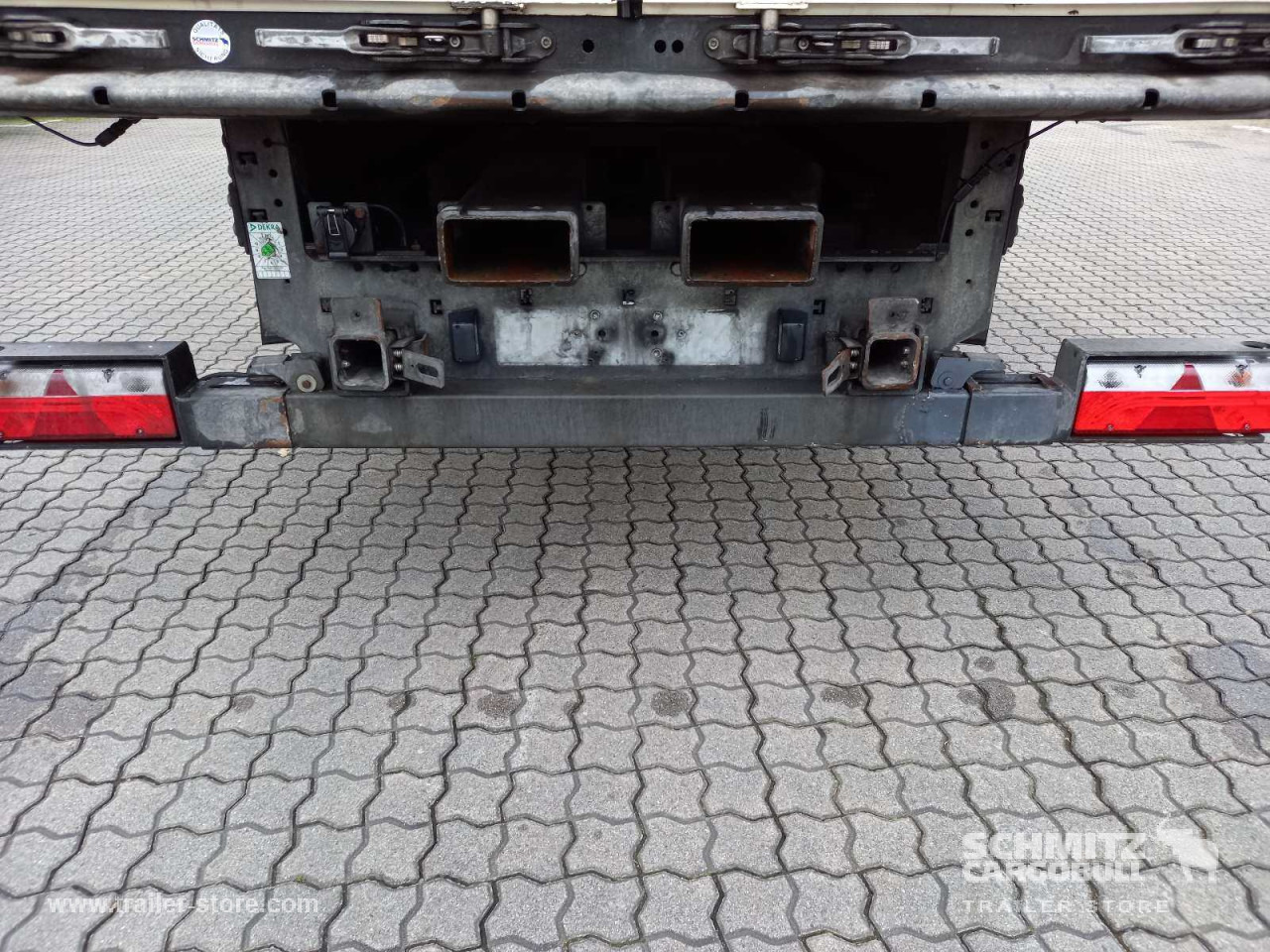 Semi-reboque de lona SCHMITZ Auflieger Curtainsider Standard Forklift holder