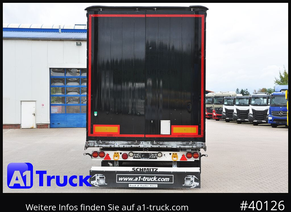 Semi-reboque de lona SCHMITZ SCB S3T, Tautliner, Standard, neue Plane, VDI 2700