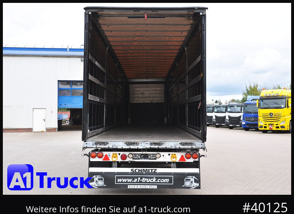 Semi-reboque de lona SCHMITZ SCB S3T, Tautliner, Standard, neue Plane, VDI 2700