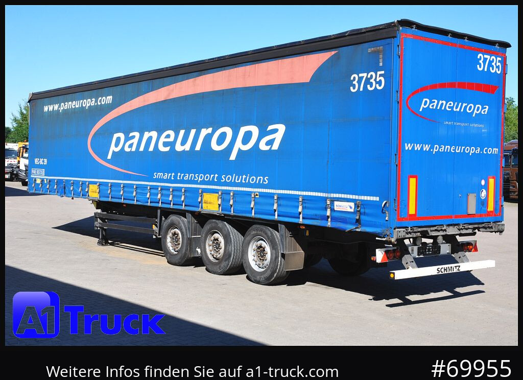Semi-reboque de lona SCHMITZ SD Tautliner, Code XL, Bahn, verzinkt