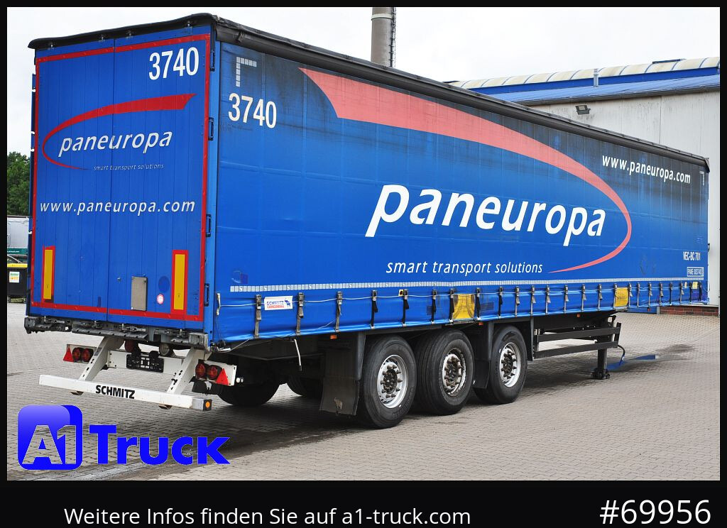 Semi-reboque de lona SCHMITZ SD Tautliner, Code XL, Bahn, verzinkt