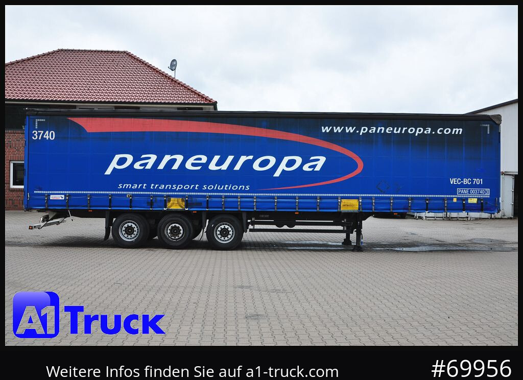 Semi-reboque de lona SCHMITZ SD Tautliner, Code XL, Bahn, verzinkt