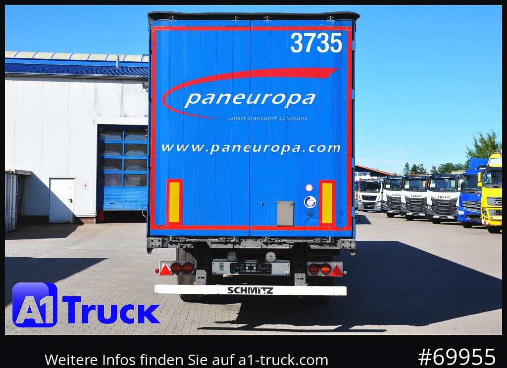 Semi-reboque de lona SCHMITZ SD Tautliner, Code XL, Bahn, verzinkt