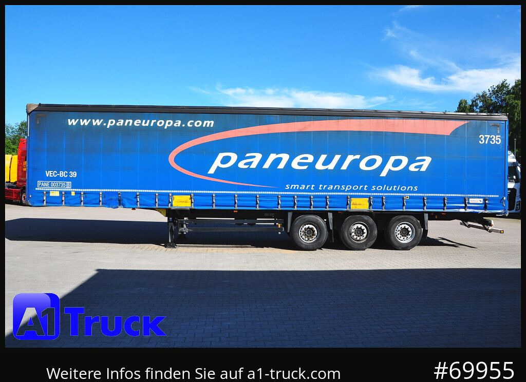 Semi-reboque de lona SCHMITZ SD Tautliner, Code XL, Bahn, verzinkt