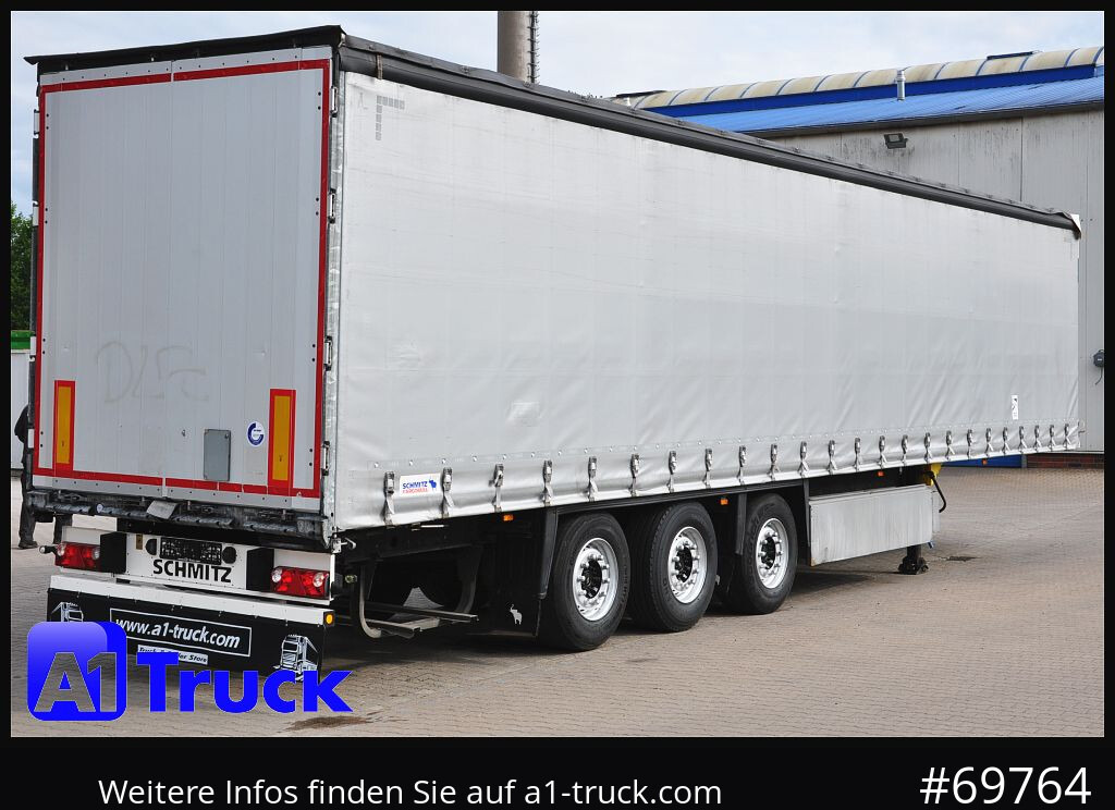 Semi-reboque de lona SCHMITZ SD Tautliner, Coil, Code XL,verzinkt, Liftachse, 1 Vorbesitzer