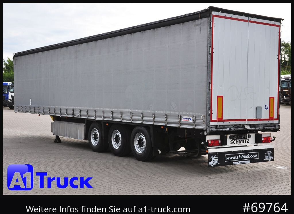 Semi-reboque de lona SCHMITZ SD Tautliner, Coil, Code XL,verzinkt, Liftachse, 1 Vorbesitzer