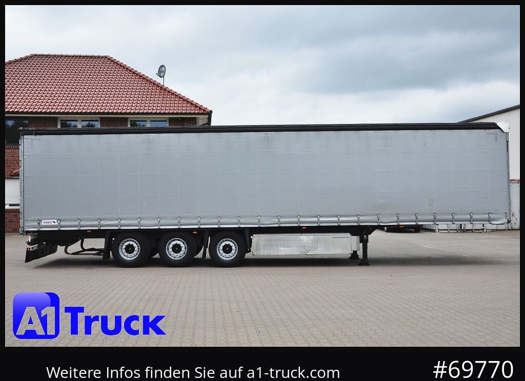 Semi-reboque de lona SCHMITZ SD Tautliner, Coil, Code XL,verzinkt, Liftachse, Steckrungen