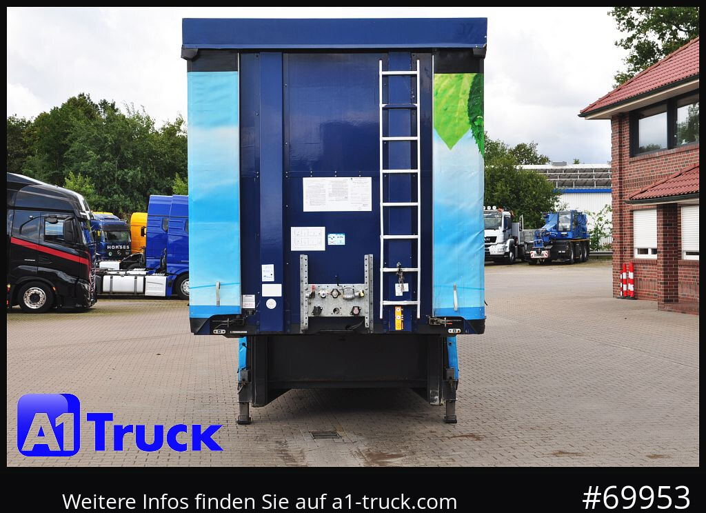 Semi-reboque de lona SCHROEDER,WIESMOOR Schröder Jumbo Hubdach, Getränkeauflieger